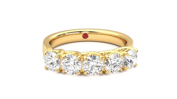 Taylor & Hart Lumina Wedding Ring 360 degree image 2