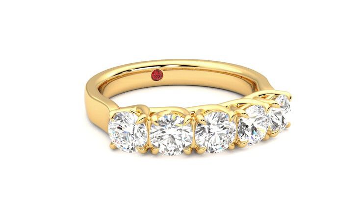 Taylor & Hart Lumina Wedding Ring 360 degree image 4