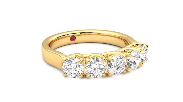 Taylor & Hart Lumina Wedding Ring 360 degree image 5