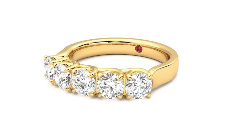 Taylor & Hart Lumina Wedding Ring 360 degree image 25