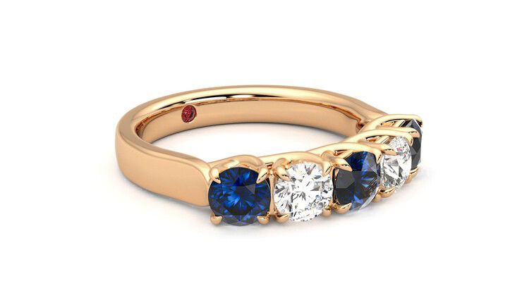 Taylor & Hart Lumina Wedding Ring 360 degree image 6