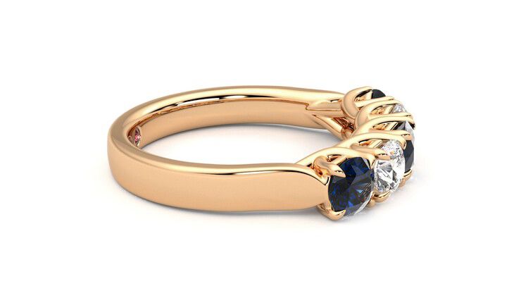 Taylor & Hart Lumina Wedding Ring 360 degree image 9
