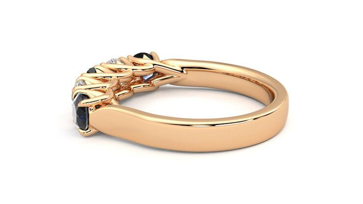 Taylor & Hart Lumina Wedding Ring 360 degree image 19