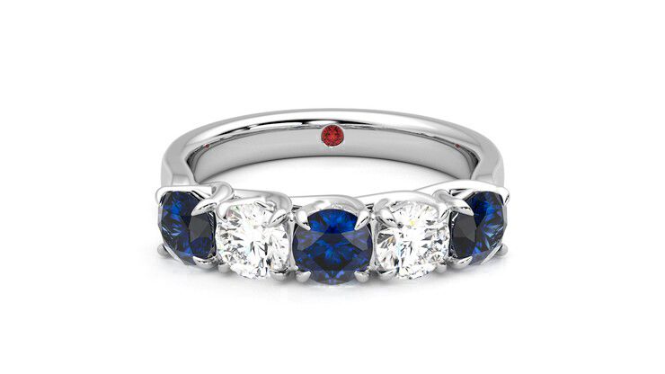 Taylor & Hart Lumina Wedding Ring 360 degree image 0