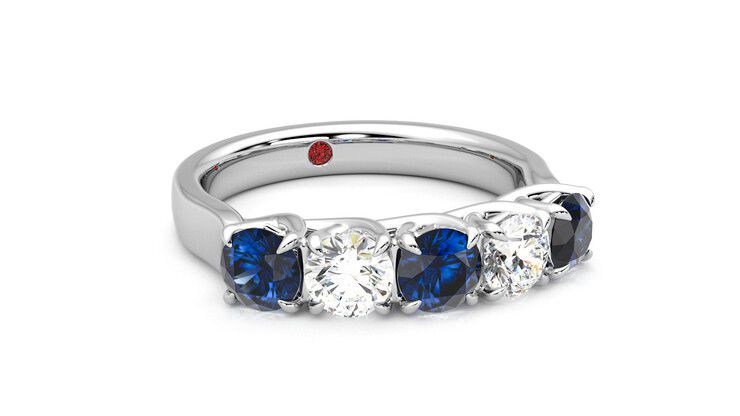 Taylor & Hart Lumina Wedding Ring 360 degree image 4