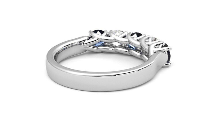 Taylor & Hart Lumina Wedding Ring 360 degree image 13