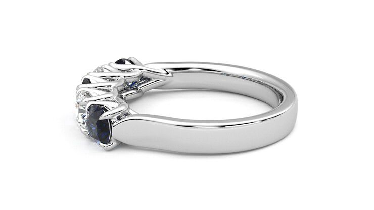 Taylor & Hart Lumina Wedding Ring 360 degree image 20