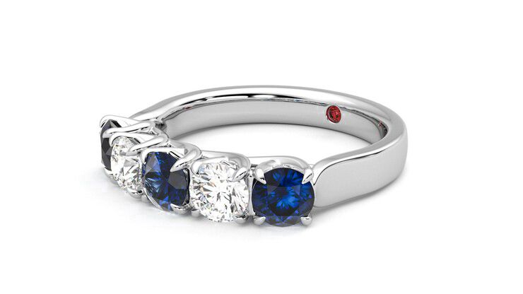 Taylor & Hart Lumina Wedding Ring 360 degree image 24