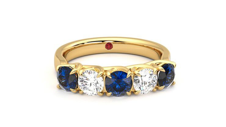 Taylor & Hart Lumina Wedding Ring 360 degree image 2