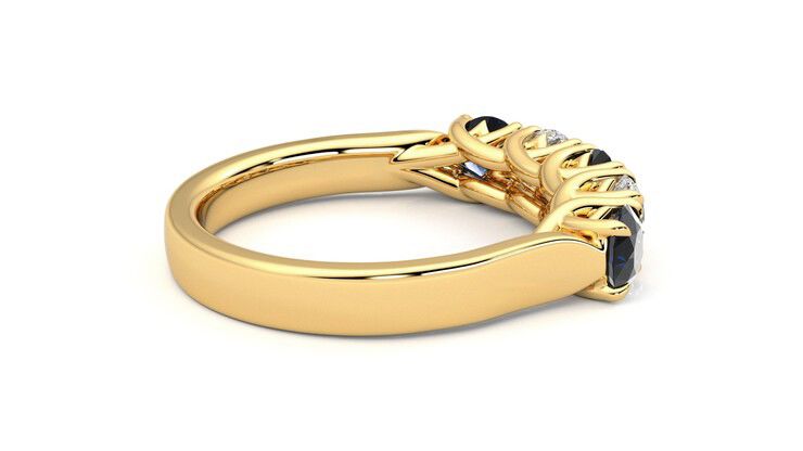 Taylor & Hart Lumina Wedding Ring 360 degree image 11