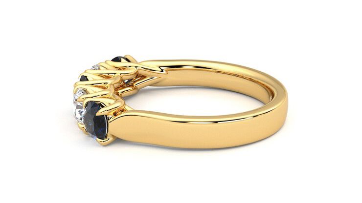 Taylor & Hart Lumina Wedding Ring 360 degree image 20