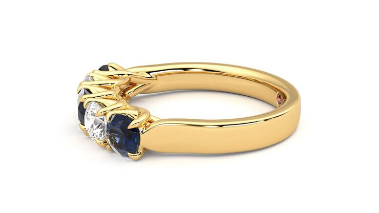 Taylor & Hart Lumina Wedding Ring 360 degree image 21