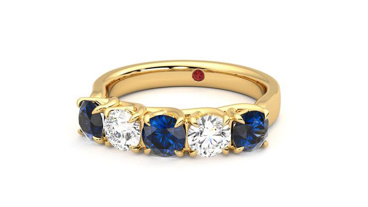 Taylor & Hart Lumina Wedding Ring 360 degree image 27