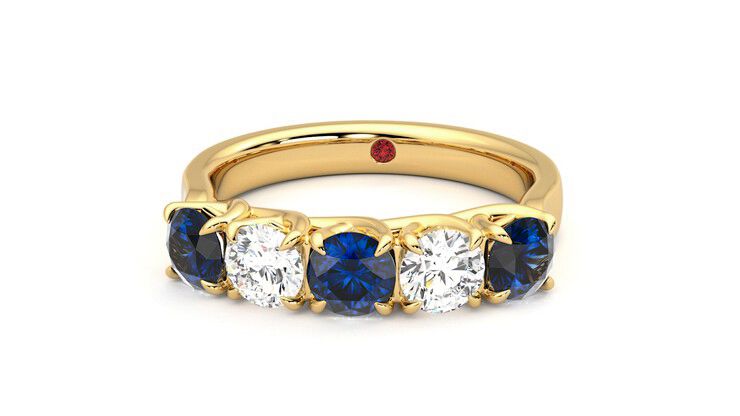 Taylor & Hart Lumina Wedding Ring 360 degree image 28