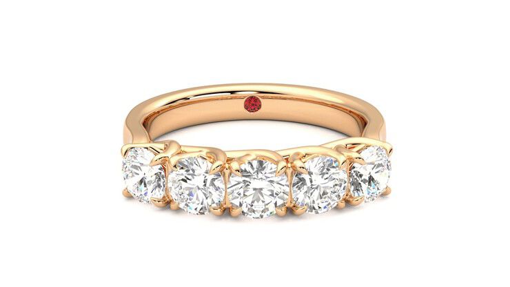 Taylor & Hart Lumina Wedding Ring 360 degree image 1