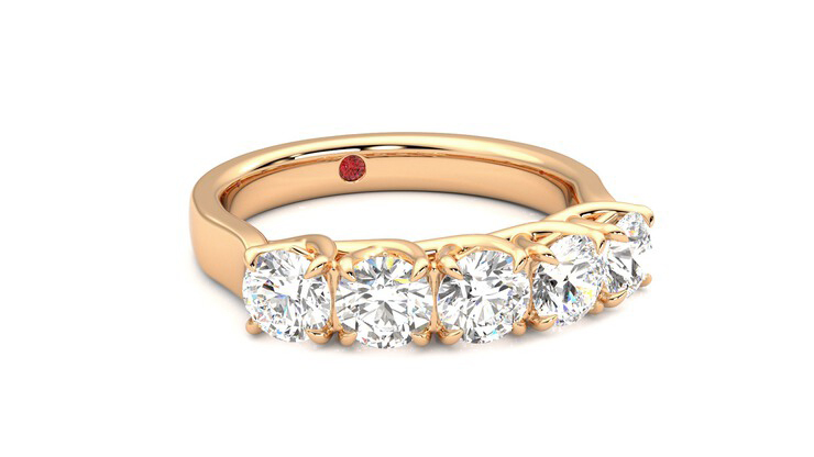 Taylor & Hart Lumina Wedding Ring 360 degree image 4