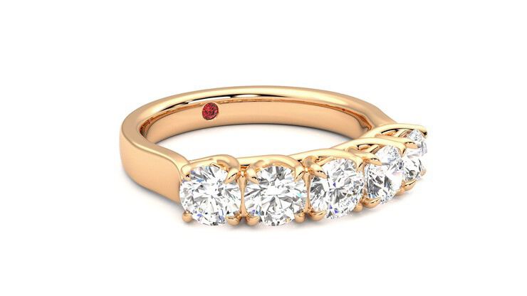 Taylor & Hart Lumina Wedding Ring 360 degree image 5