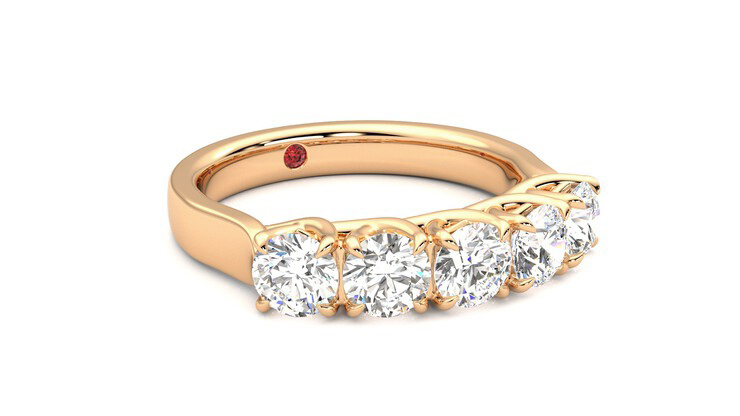 Taylor & Hart Lumina Wedding Ring 360 degree image 5