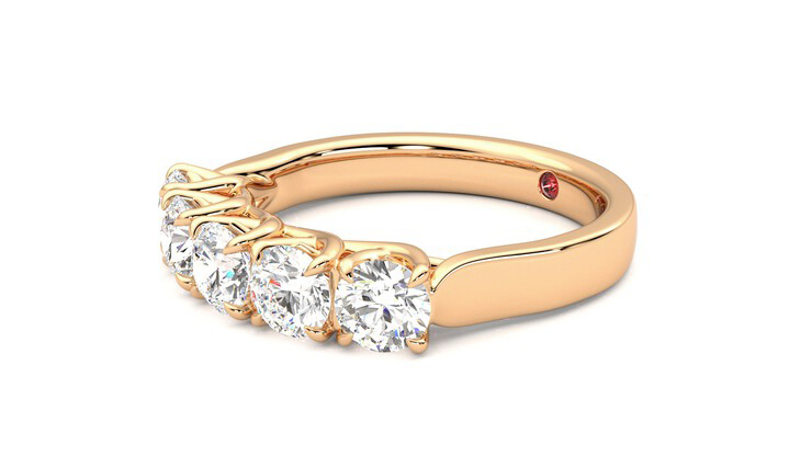 Taylor & Hart Lumina Wedding Ring 360 degree image 23