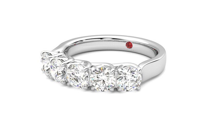 Taylor & Hart Lumina Wedding Ring 360 degree image 25