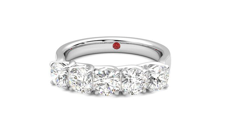Taylor & Hart Lumina Wedding Ring 360 degree image 28