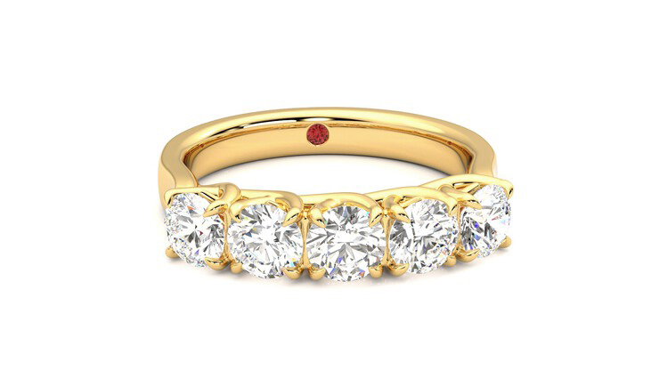 Taylor & Hart Lumina Wedding Ring 360 degree image 2