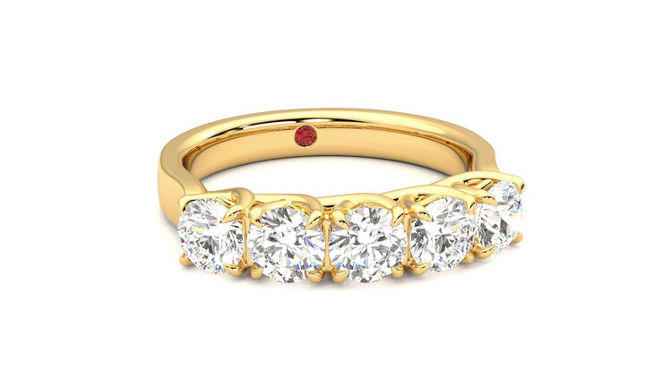 Taylor & Hart Lumina Wedding Ring 360 degree image 3