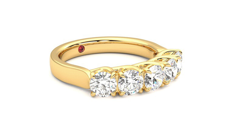 Taylor & Hart Lumina Wedding Ring 360 degree image 6