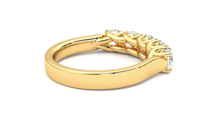 Taylor & Hart Lumina Wedding Ring 360 degree image 12