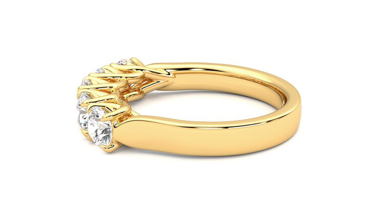 Taylor & Hart Lumina Wedding Ring 360 degree image 20