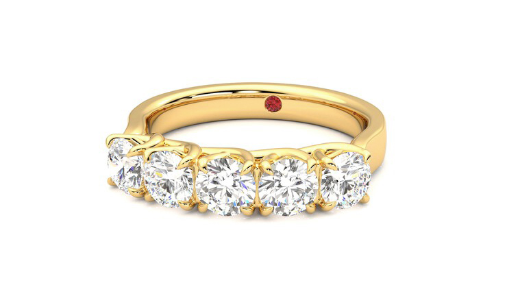 Taylor & Hart Lumina Wedding Ring 360 degree image 27