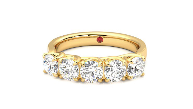 Taylor & Hart Lumina Wedding Ring 360 degree image 28