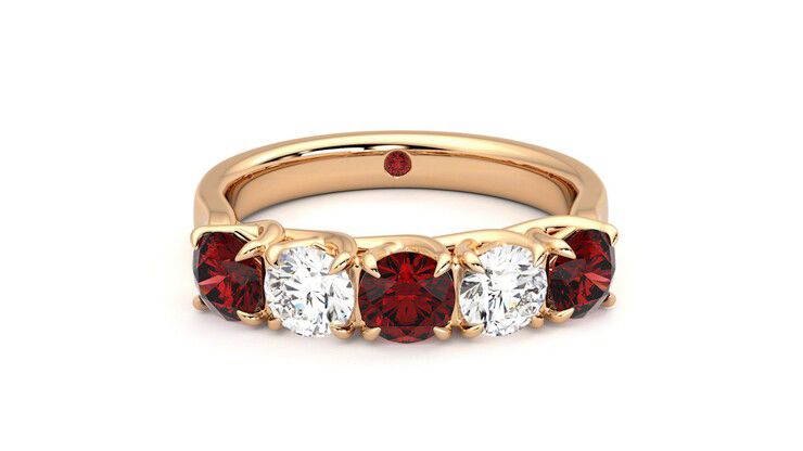 Taylor & Hart Lumina Wedding Ring 360 degree image 1