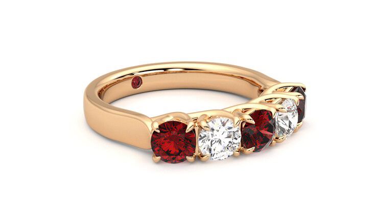 Taylor & Hart Lumina Wedding Ring 360 degree image 6