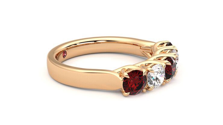 Taylor & Hart Lumina Wedding Ring 360 degree image 8