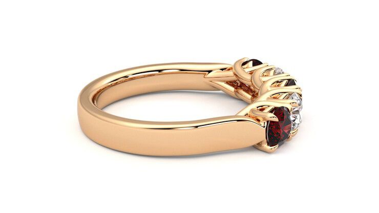 Taylor & Hart Lumina Wedding Ring 360 degree image 10
