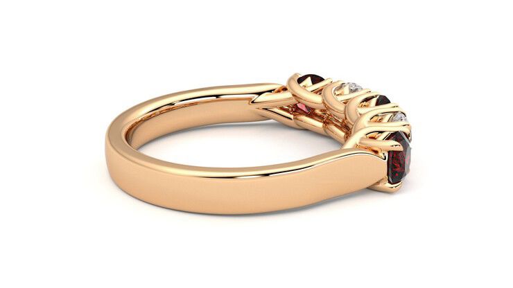 Taylor & Hart Lumina Wedding Ring 360 degree image 11
