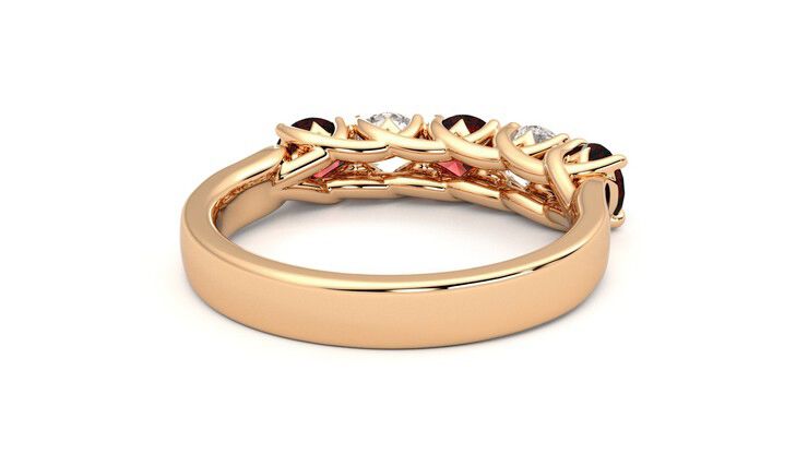 Taylor & Hart Lumina Wedding Ring 360 degree image 14