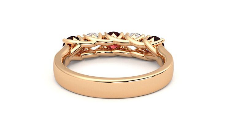 Taylor & Hart Lumina Wedding Ring 360 degree image 15