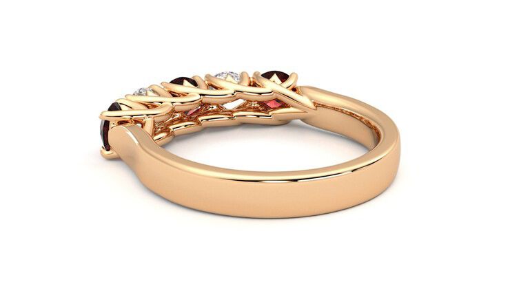 Taylor & Hart Lumina Wedding Ring 360 degree image 17
