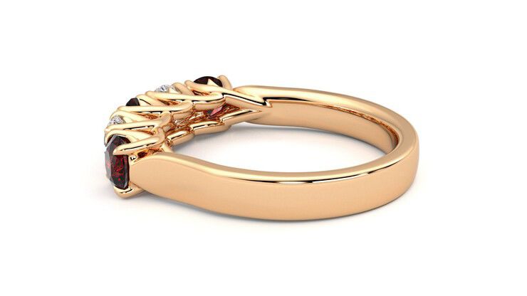 Taylor & Hart Lumina Wedding Ring 360 degree image 19