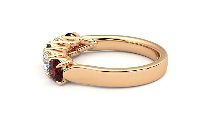 Taylor & Hart Lumina Wedding Ring 360 degree image 20