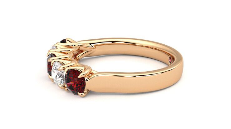 Taylor & Hart Lumina Wedding Ring 360 degree image 21