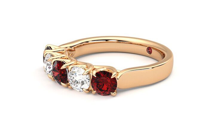 Taylor & Hart Lumina Wedding Ring 360 degree image 23