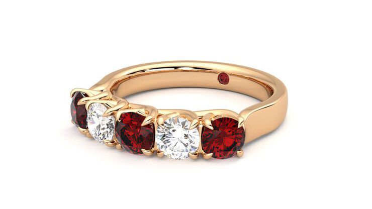 Taylor & Hart Lumina Wedding Ring 360 degree image 25