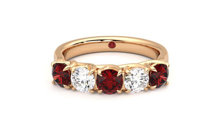 Taylor & Hart Lumina Wedding Ring 360 degree image 29