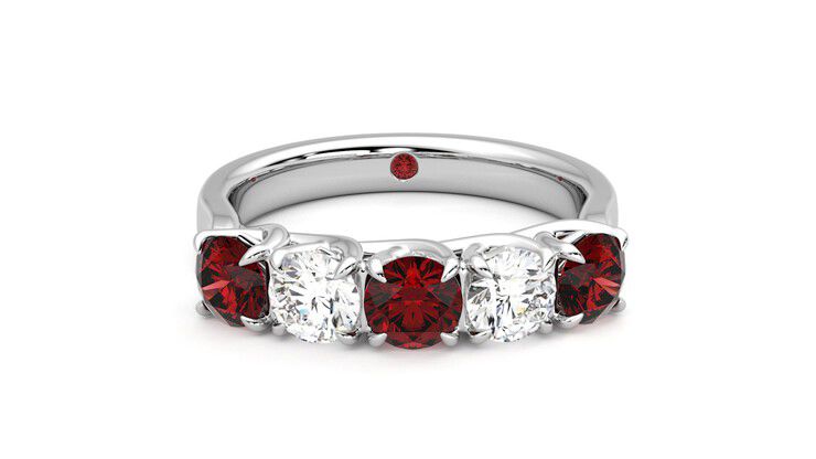 Taylor & Hart Lumina Wedding Ring 360 degree image 1