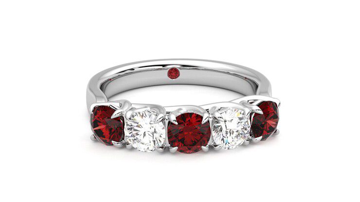 Taylor & Hart Lumina Wedding Ring 360 degree image 2