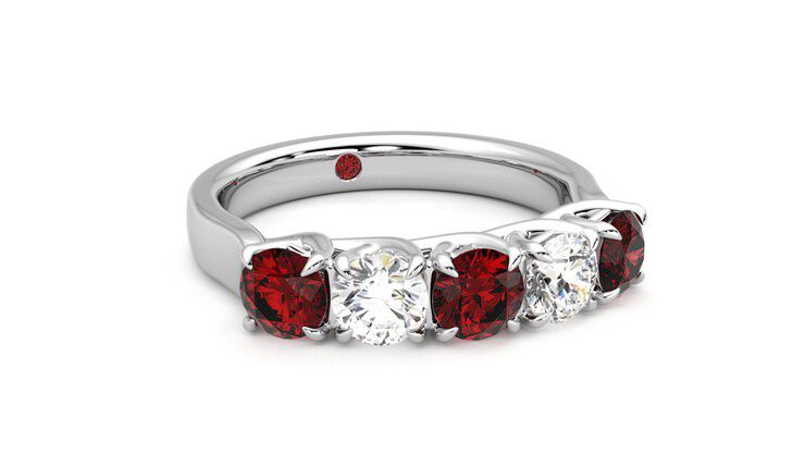 Taylor & Hart Lumina Wedding Ring 360 degree image 4