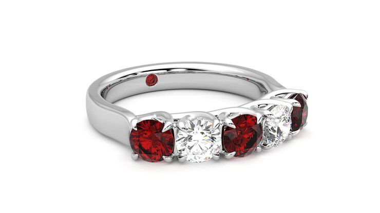 Taylor & Hart Lumina Wedding Ring 360 degree image 5